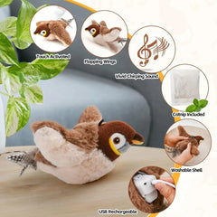 Interactive Cat Toy Moving Bird