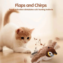 Interactive Cat Toy Moving Bird
