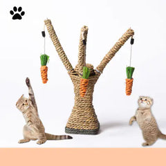 Cat Tree with Sisal Rope and Scratching Post Toys