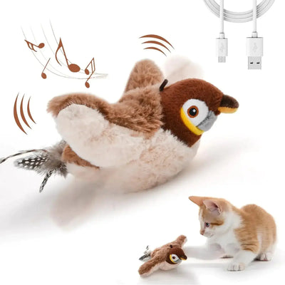 Interactive Cat Toy Moving Bird